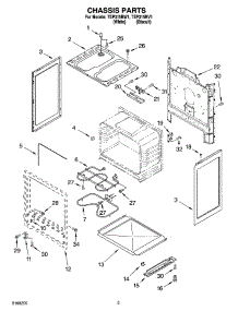 03 - Chassis Parts parts for Estate Range TEP315RW1 from AppliancePartsPros.com
