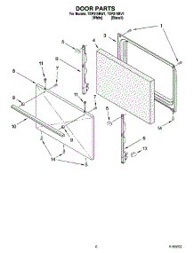 05 - Door Parts, Optional Parts parts for Estate Range TEP315RW1 from AppliancePartsPros.com