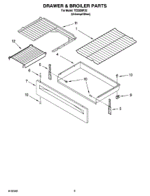 04 - Drawer & Broiler Parts parts for Estate Range TES326RD2 from AppliancePartsPros.com