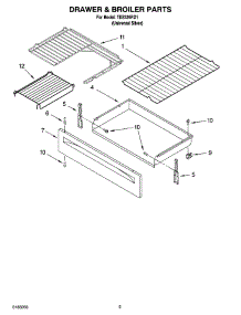 04 - Drawer & Broiler Parts parts for Estate Range TES326RD1 from AppliancePartsPros.com