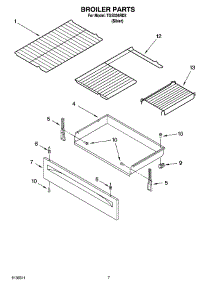 05 - Broiler Parts parts for Estate Range TGS326RD2 from AppliancePartsPros.com