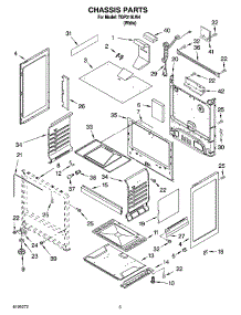 04 - Chassis Parts parts for Estate Range TGP310LW4 from AppliancePartsPros.com