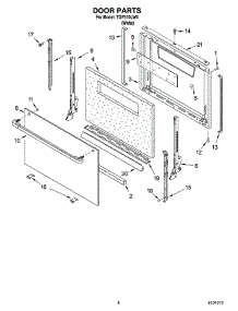 06 - Door Parts, Miscellaneous Parts parts for Estate Range TGP310LW4 from AppliancePartsPros.com