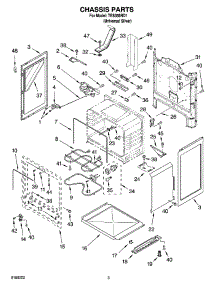 03 - Chassis Parts parts for Estate Range TES356RD1 from AppliancePartsPros.com