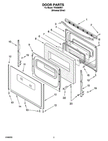 04 - Door Parts parts for Estate Range TES356RD1 from AppliancePartsPros.com