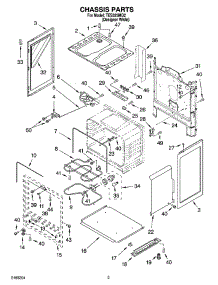 03 - Chassis Parts parts for Estate Range TES325MQ2 from AppliancePartsPros.com