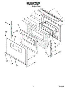05 - Door Parts, Optional Parts parts for Estate Range TES325MQ2 from AppliancePartsPros.com