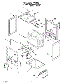 03 - Chassis Parts parts for Estate Range TEP315RW0 from AppliancePartsPros.com
