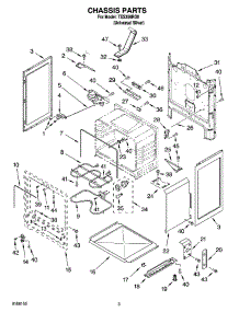 03 - Chassis Parts parts for Estate Range TES356RD0 from AppliancePartsPros.com