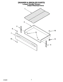 05 - Drawer & Broiler Parts, Optional Parts parts for Estate Range TES355MQ2 from AppliancePartsPros.com