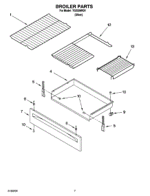 05 - Broiler Parts parts for Estate Range TGS326RD1 from AppliancePartsPros.com