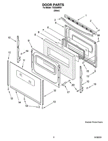 06 - Door Parts, Optional Parts parts for Estate Range TGS326RD1 from AppliancePartsPros.com