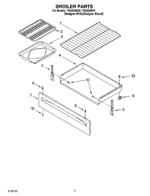 05 - Broiler Parts parts for Estate Range TGS325MT2 from AppliancePartsPros.com