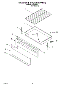 05 - Drawer & Broiler Parts, Optional Parts parts for Estate Range TES356MS1 from AppliancePartsPros.com