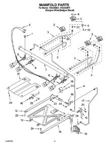03 - Manifold Parts parts for Estate Range TGS325MQ1 from AppliancePartsPros.com