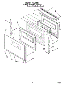 06 - Door Parts, Miscellaneous Parts parts for Estate Range TGS325MQ1 from AppliancePartsPros.com
