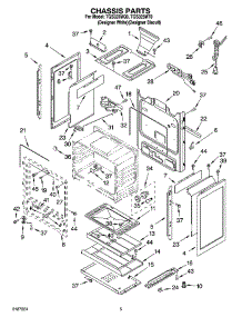 04 - Chassis Parts parts for Estate Range TGS325MQ0 from AppliancePartsPros.com