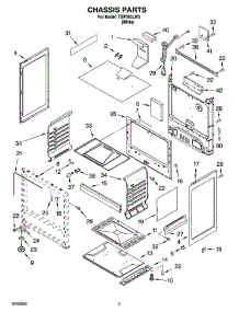04 - Chassis Parts parts for Estate Range TGP310LW3 from AppliancePartsPros.com