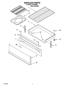 05 - Broiler Parts parts for Estate Range TGS326MS0 from AppliancePartsPros.com