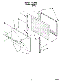 05 - Door Parts, Miscellaneous Parts parts for Estate Range TEP315KW1 from AppliancePartsPros.com