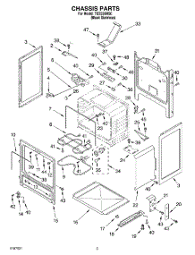 03 - Chassis Parts parts for Estate Range TES356MS0 from AppliancePartsPros.com