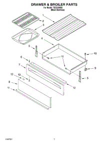 05 - Drawer & Broiler Parts, Miscellaneous Parts parts for Estate Range TES356MS0 from AppliancePartsPros.com
