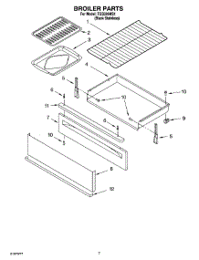 05 - Broiler Parts parts for Estate Range TGS326MS1 from AppliancePartsPros.com