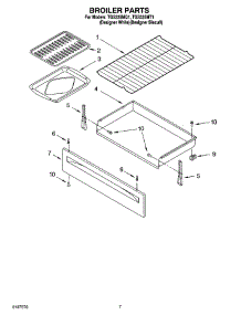 05 - Broiler Parts parts for Estate Range TGS325MT1 from AppliancePartsPros.com