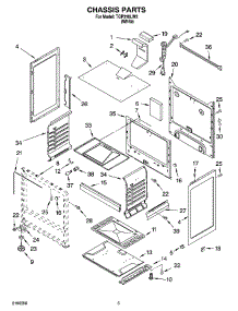 04 - Chassis Parts parts for Estate Range TGP310LW2 from AppliancePartsPros.com