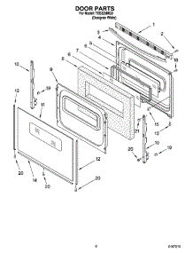 05 - Door Parts, Miscellaneous Parts parts for Estate Range TES325MQ0 from AppliancePartsPros.com