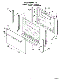 06 - Door Parts, Miscellaneous Parts parts for Estate Range TGP325LW1 from AppliancePartsPros.com
