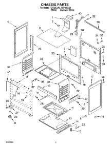 04 - Chassis parts for Estate Range TGP325LW0 from AppliancePartsPros.com