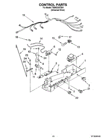 11 - Control Parts parts for Estate Refrigerator TS25CGXTD01 from AppliancePartsPros.com