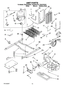 09 - Unit Parts parts for Estate Refrigerator TS25AFXKT05 from AppliancePartsPros.com
