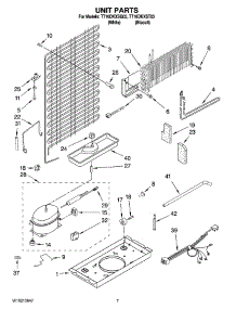 04 - Unit Parts parts for Estate Refrigerator TT16DKXST03 from AppliancePartsPros.com