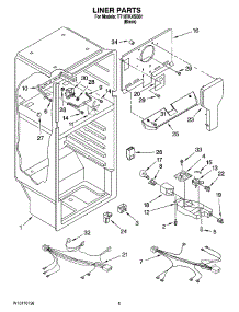 03 - Liner Parts parts for Estate Refrigerator TT18TKXSB01 from AppliancePartsPros.com