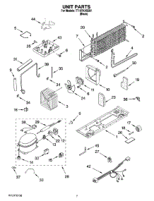 04 - Unit Parts parts for Estate Refrigerator TT18TKXSB01 from AppliancePartsPros.com