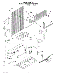 04 - Unit Parts parts for Estate Refrigerator TT16DKXSQ02 from AppliancePartsPros.com
