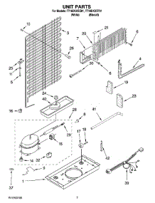 04 - Unit Parts parts for Estate Refrigerator TT16DKXST01 from AppliancePartsPros.com