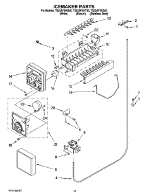 12 - Icemaker Parts, Optional Parts (Not Included) parts for Estate Refrigerator TS25AFXKQ05 from AppliancePartsPros.com
