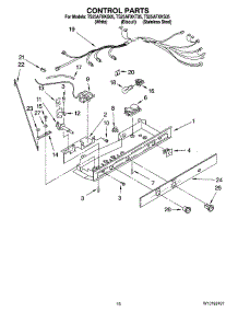 11 - Control Parts parts for Estate Refrigerator TS25AFXKT05 from AppliancePartsPros.com