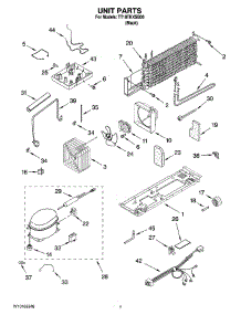 04 - Unit Parts parts for Estate Refrigerator TT18TKXSB00 from AppliancePartsPros.com