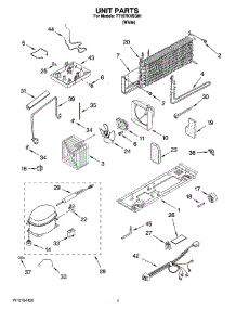 04 - Unit Parts parts for Estate Refrigerator TT18TKXSQ01 from AppliancePartsPros.com