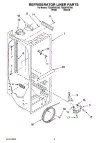 02 - Refrigerator Liner Parts parts for Estate Refrigerator TS22AFXKQ08 from AppliancePartsPros.com