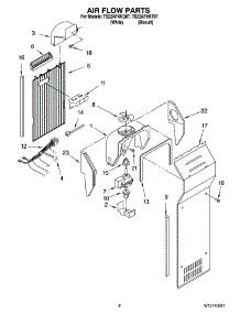 05 - Air Flow Parts parts for Estate Refrigerator TS22AFXKT07 from AppliancePartsPros.com