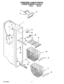 04 - Freezer Liner Parts parts for Estate Refrigerator TS22AFXKQ07 from AppliancePartsPros.com