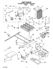 10 - Unit Parts parts for Estate Refrigerator TS22AFXKT07 from AppliancePartsPros.com