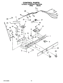 12 - Control Parts, Optional Parts parts for Estate Refrigerator TS22AFXKT08 from AppliancePartsPros.com