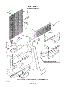 07 - Unit parts for Estate Refrigerator TT18CKXWW01 from AppliancePartsPros.com