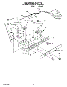 12 - Control Parts, Optional Parts parts for Estate Refrigerator TS22AFXKT07 from AppliancePartsPros.com